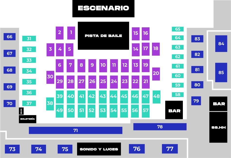 Croquis del evento
