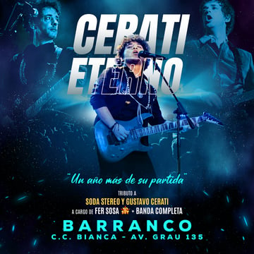 Tributo a Soda Stereo y Gustavo Cerati -  Un Año Más de su Partida