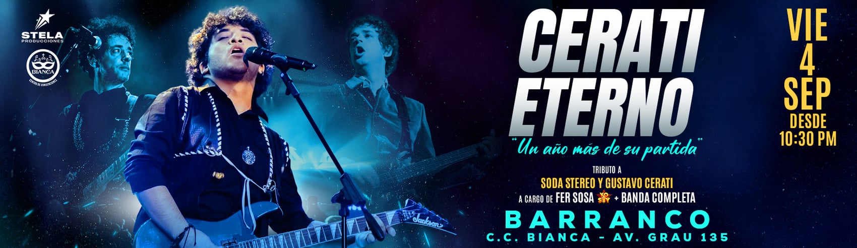 Tributo a Soda Stereo y Gustavo Cerati -  Un Año Más de su Partida
