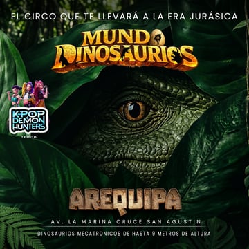 Circo Mundo de Dinosaurios llega a Arequipa