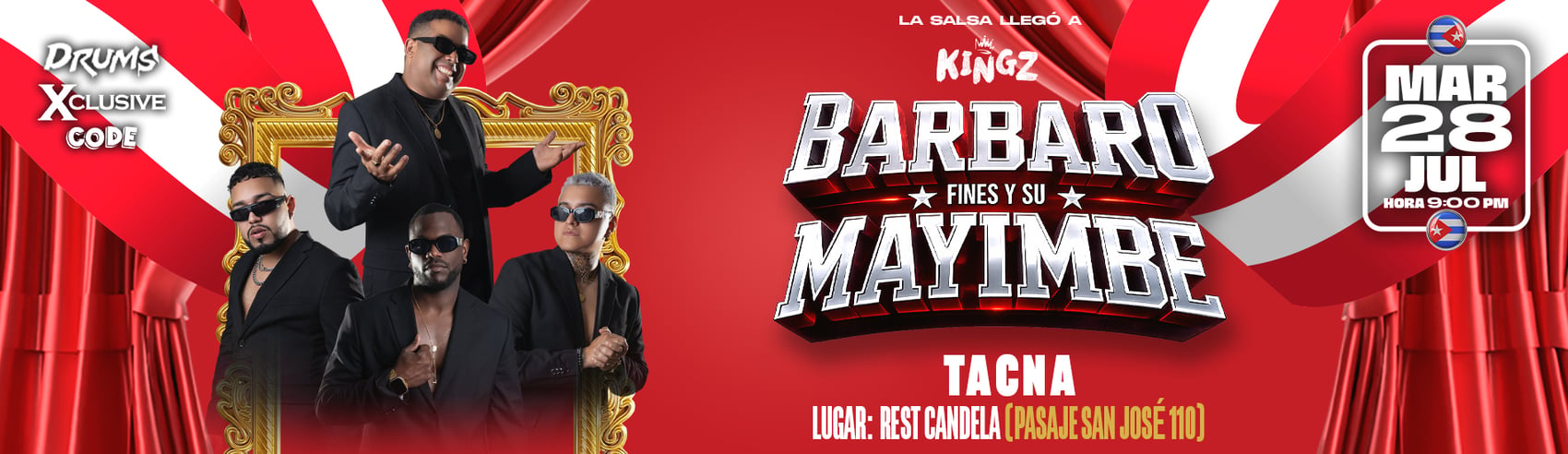 Barbaro Fines y su Mayimbe en Tacna