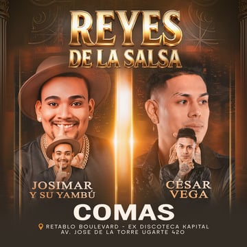 Reyes de la Salsa - Josimar y su Yambú y César Vega en Rustica Retablo