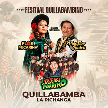 Festival Quillabambino con Flor Pucarina, Picaflor de los Andes y Rebel Andino