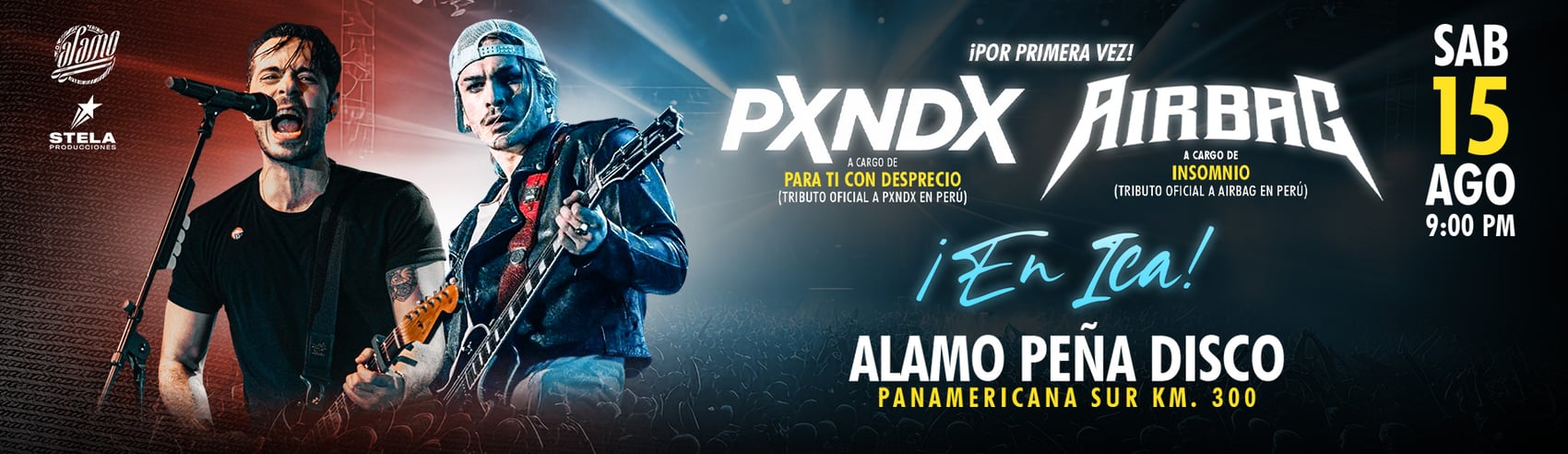 Por primera Vez Pxndx y Airbag en Ica