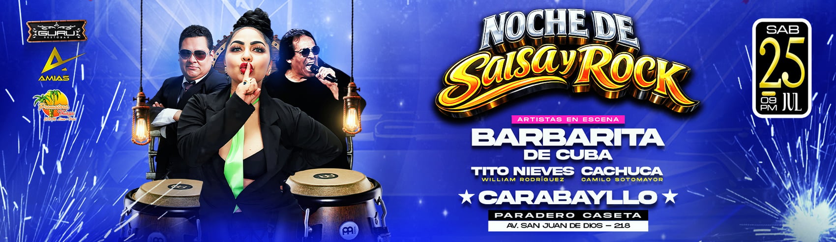 Noche de Salsa y Rock con Barbarita de Cuba y más en Carabayllo
