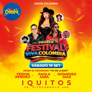 Primer Festival Viva Colombia llega a Iquitos