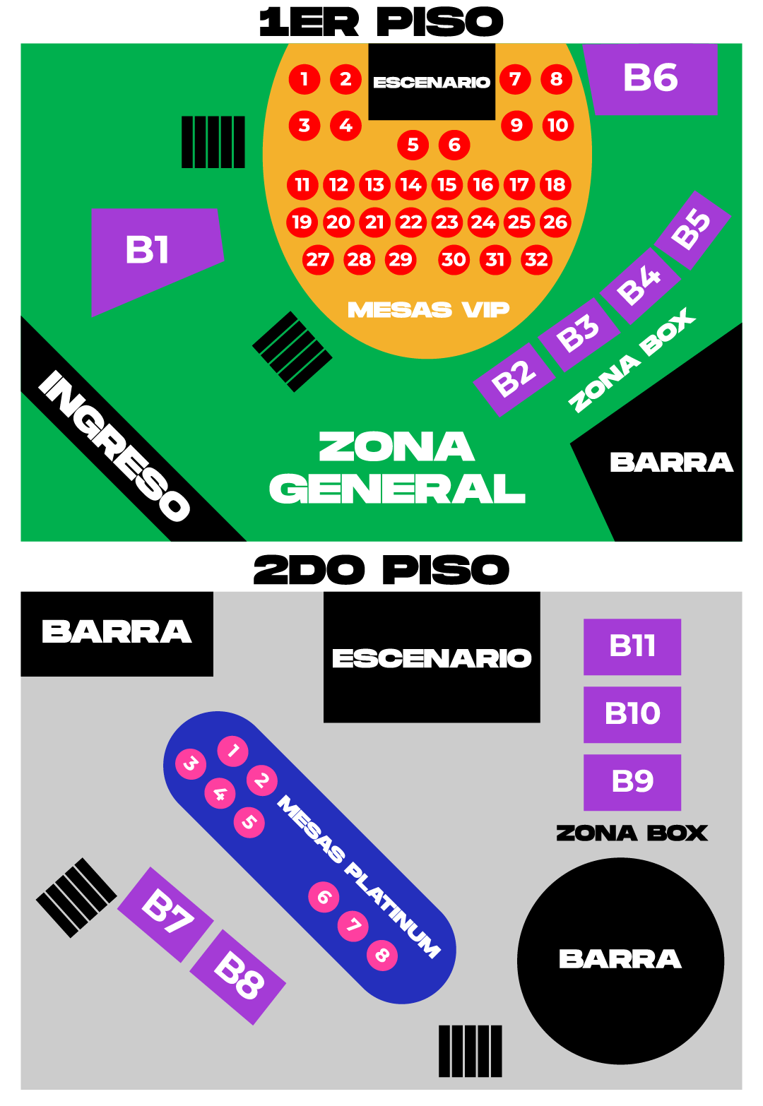 Croquis del evento