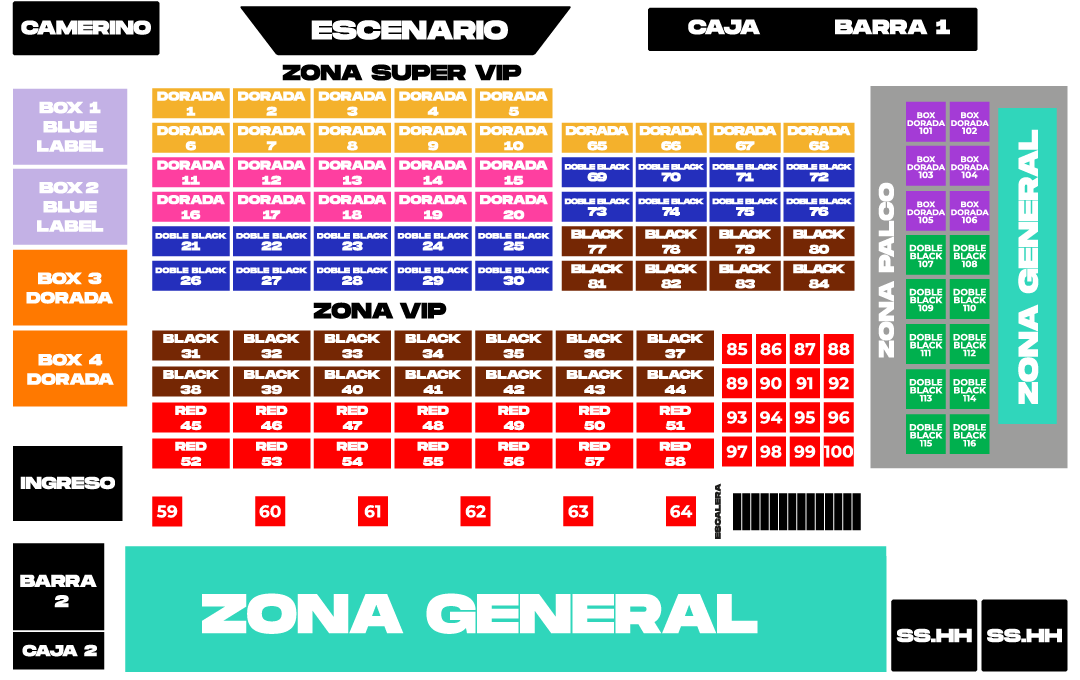 Croquis del evento