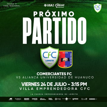 Comerciantes FC vs Alianza Universidad de Huanuco