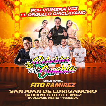 Los Rebeldes de la Cumbia y Fito Ramirez en Anubis de SJL