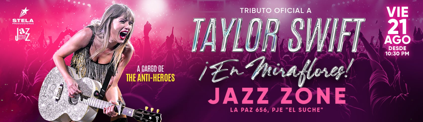 Tributo Oficial a Taylor Swift en Miraflores